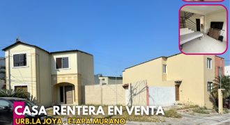 Se vende casa rentera en Urb.La Joya, etapa Murano.